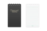 Midori Diamond Memo Lined Notepad (S) Black